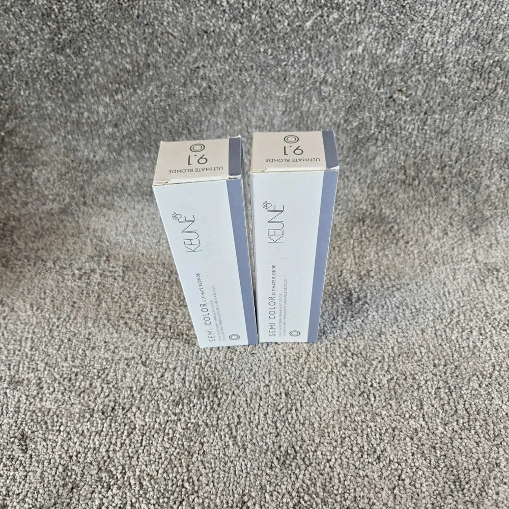 Keune Semi Color Ultimate Blonde 9.1 Very Light Ash Blonde Hair Color 2pk 60ml